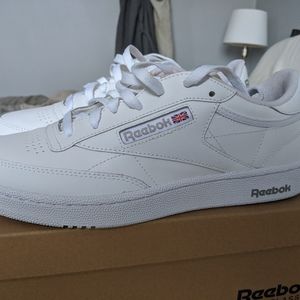 Reebok Club C 85, size 10 US white